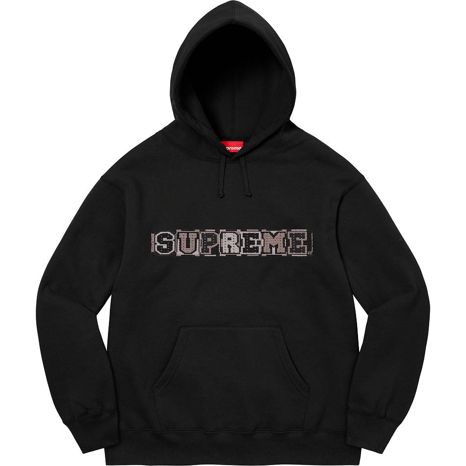 Supreme Beaded Met Capuchon Sweatshirts Zwart | BE316KI