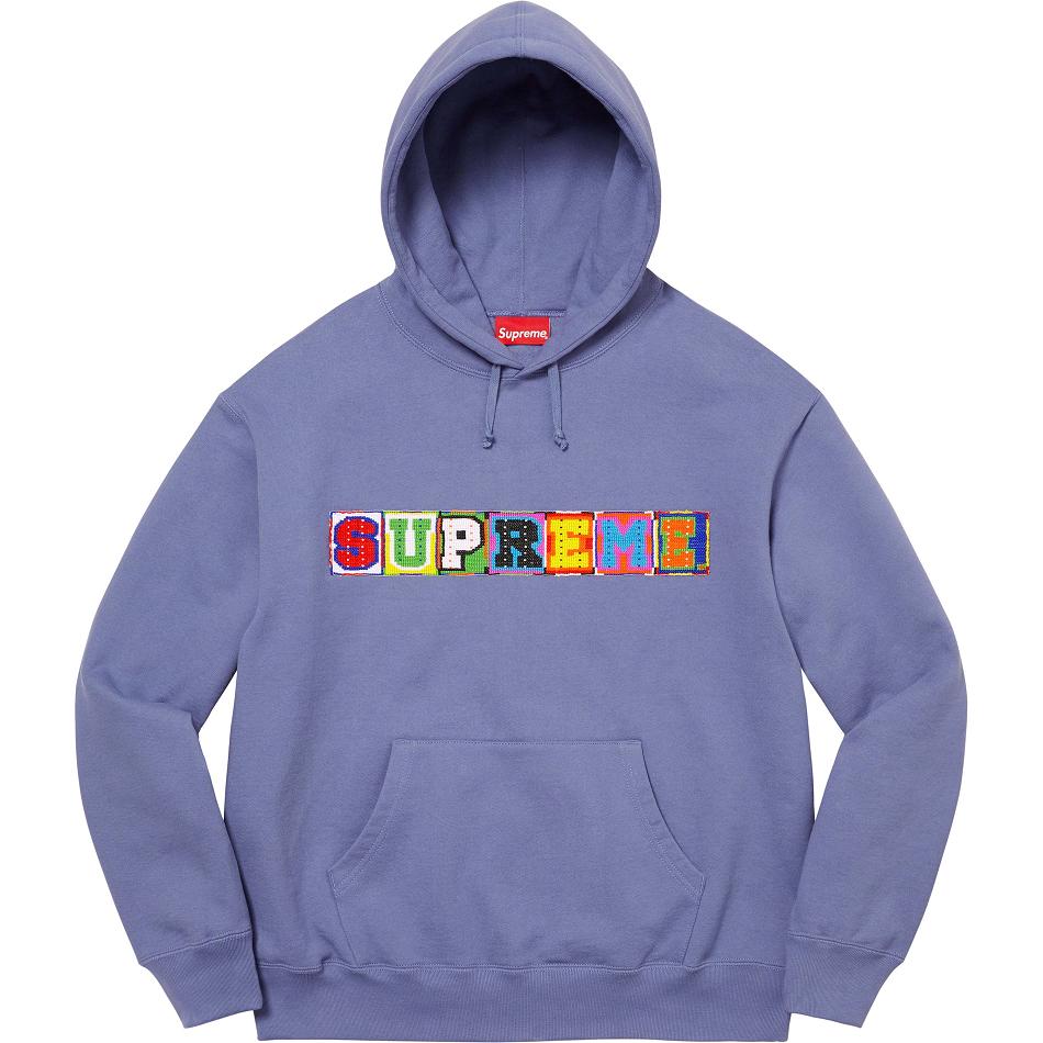 Supreme Beaded Met Capuchon Sweatshirts Paars | BE317LH