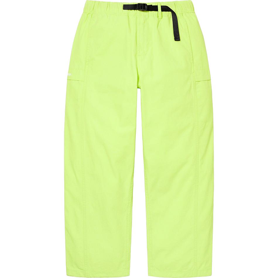 Supreme Belted Trail Pant Broek Groen | BE175UT