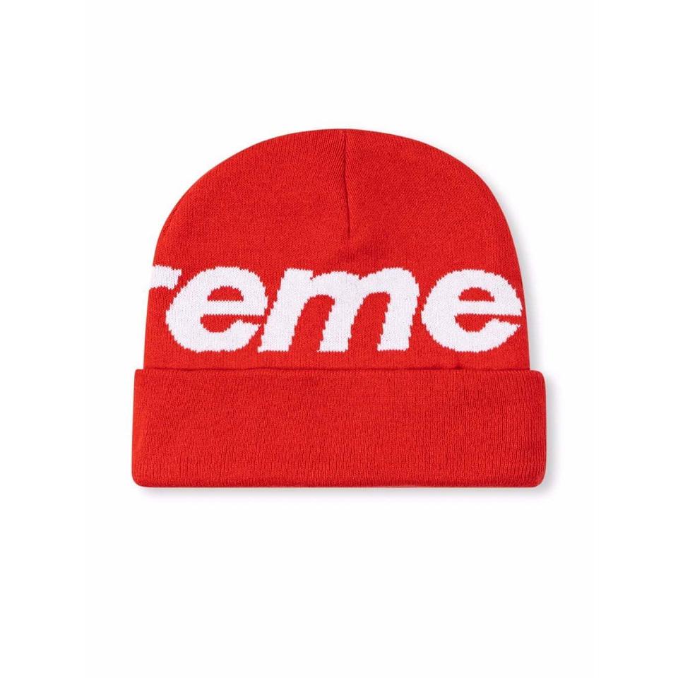 Supreme Big Logo Beanie Hoeden Rood | BE478BC