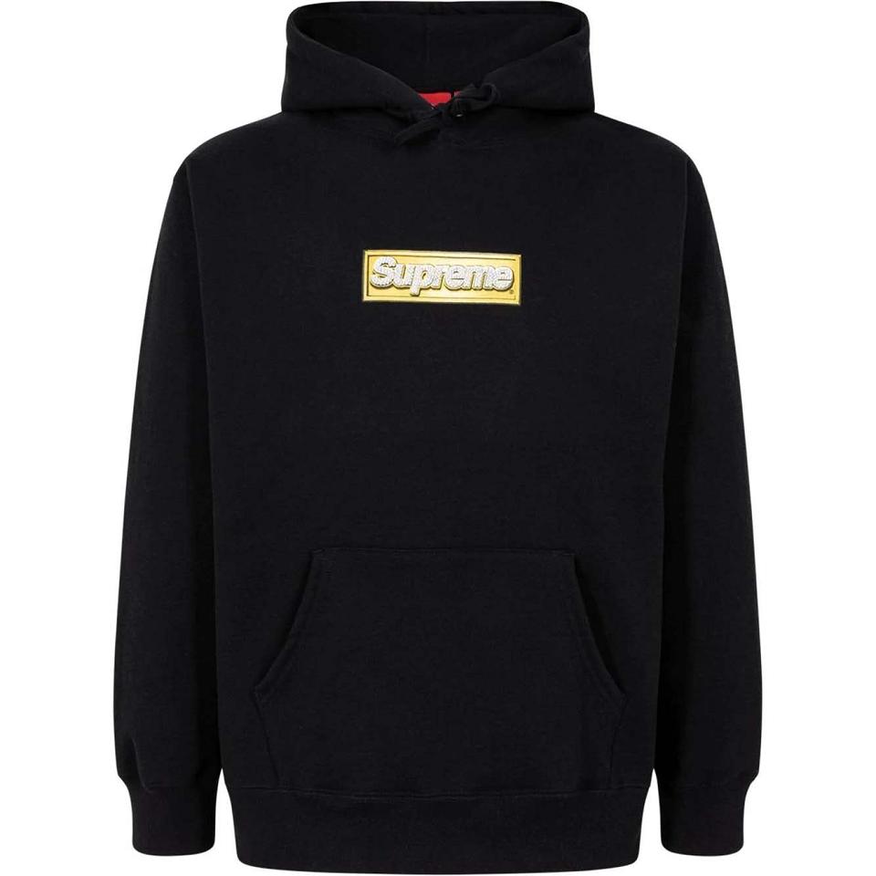 Supreme Bling Box Logo Hoodie Zwart | BE102SO