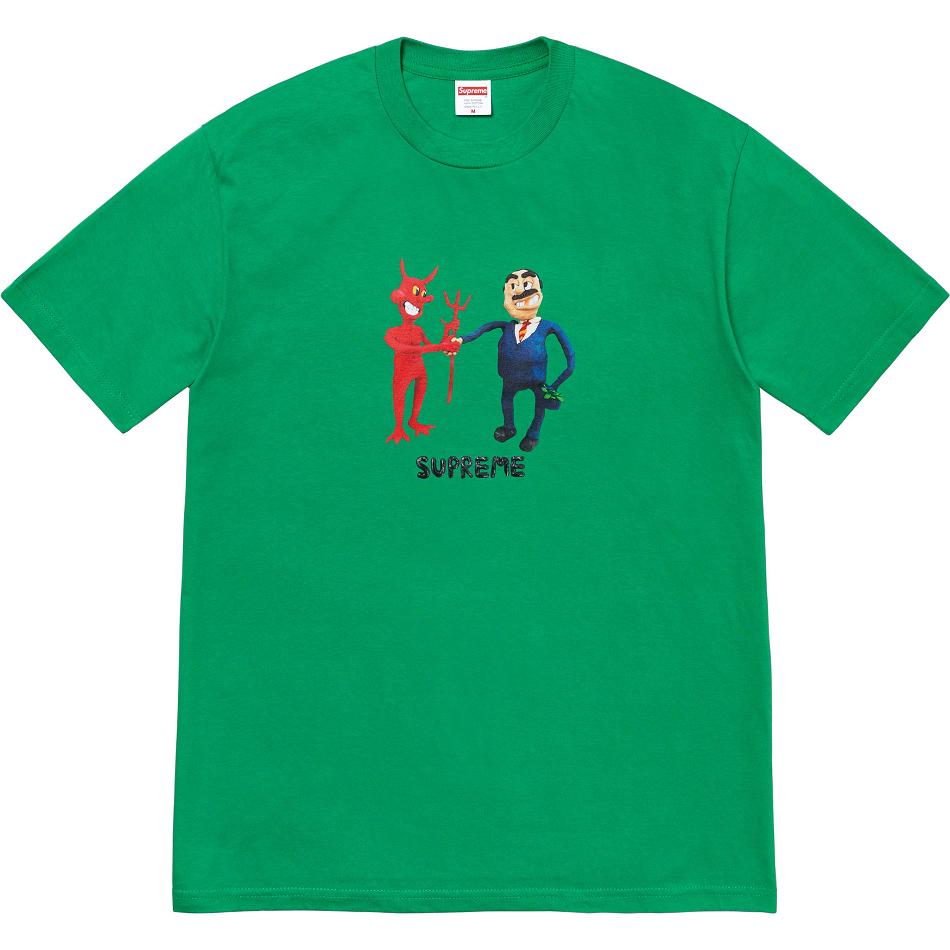 Supreme Business Tee T-shirts Groen | BE377QZ