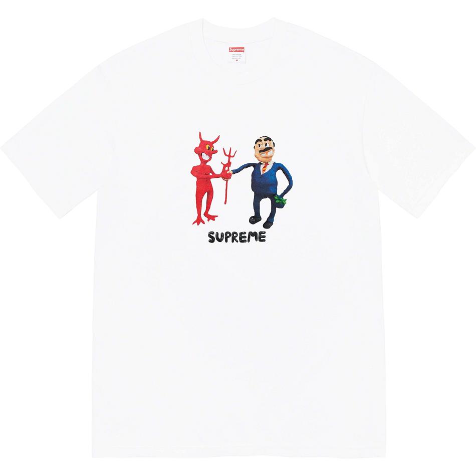 Supreme Business Tee T-shirts Wit | BE374BC