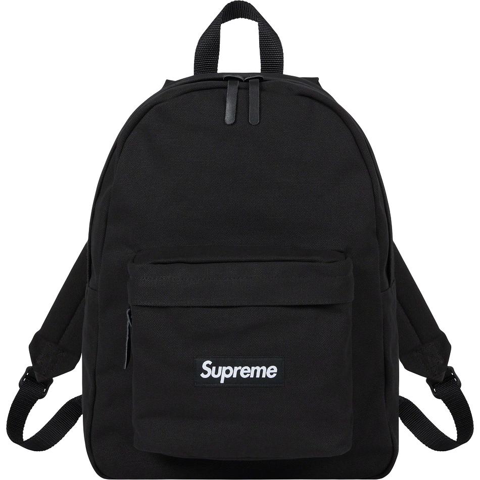 Supreme Canvas Backpack Tassen Zwart | BE425VD