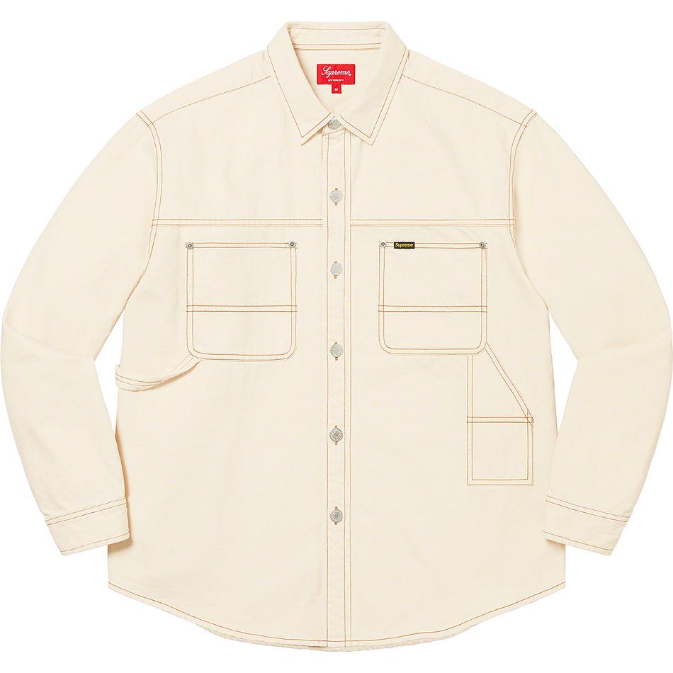 Supreme Denim Painter Overhemd Beige | BE202IS