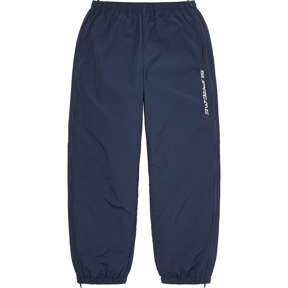 Supreme Full Zip Baggy Warm Up Pant Broek Donkerblauw | BE161LH