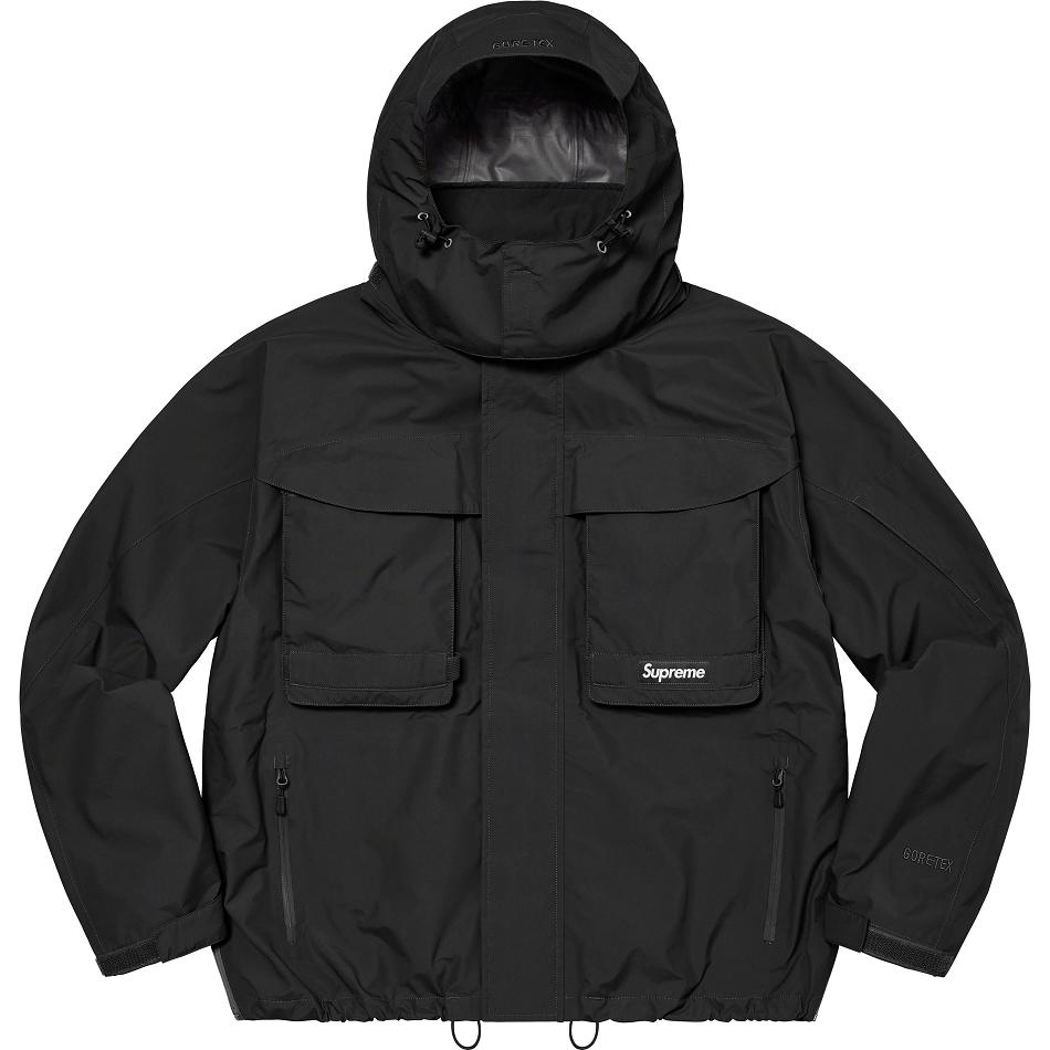 Supreme GORE-TEX PACLITE® Lichtgewicht Shell Jassen Zwart | BE144WY