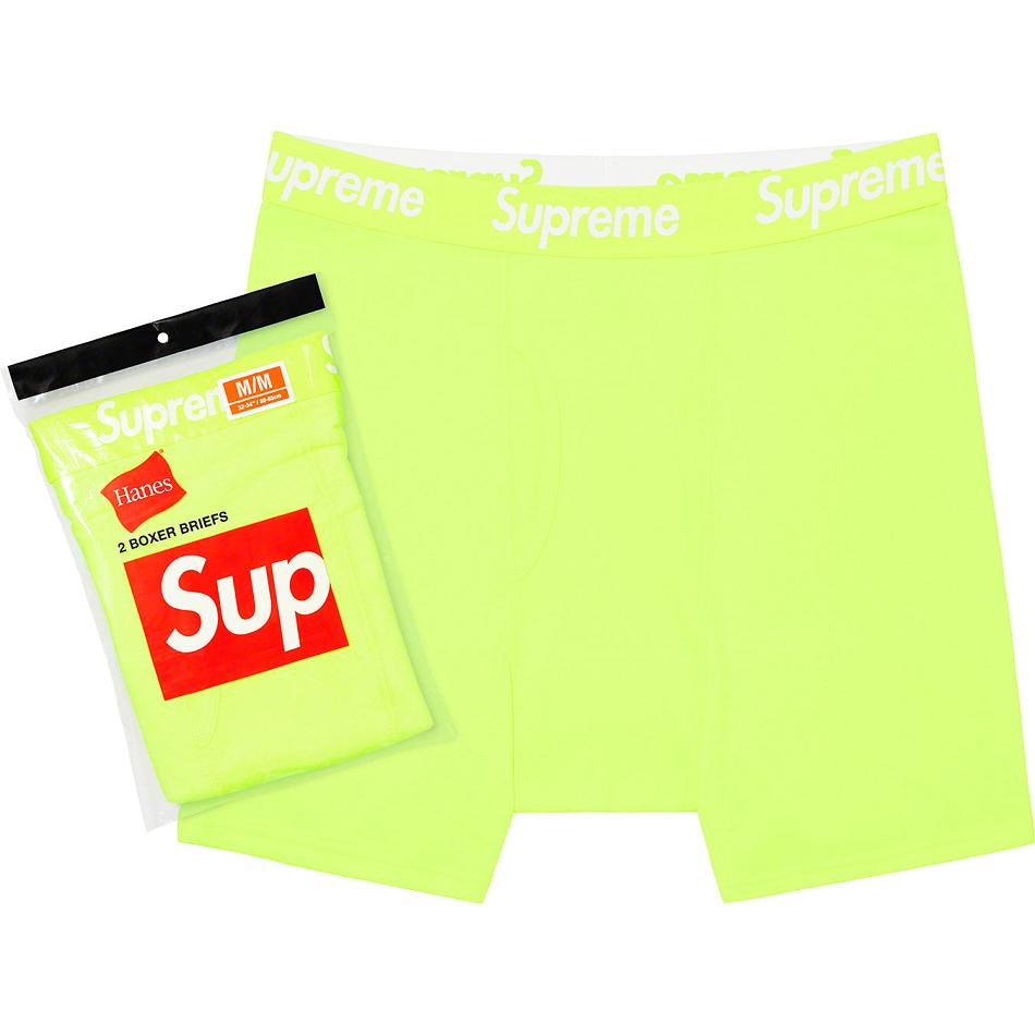 Supreme Hanes® Boxer Briefs (2 Pack) Ondergoed Groen | BE491AP