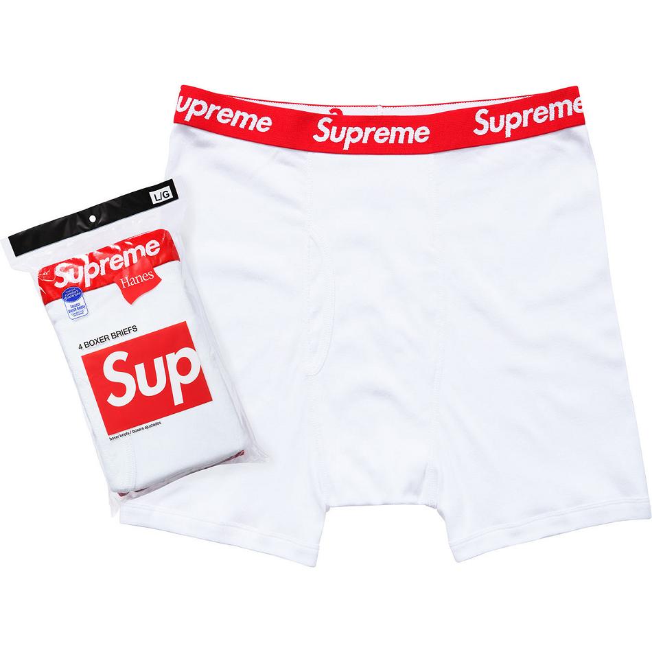 Supreme Hanes® Boxer Briefs (4 Pack) Ondergoed Wit | BE490PQ