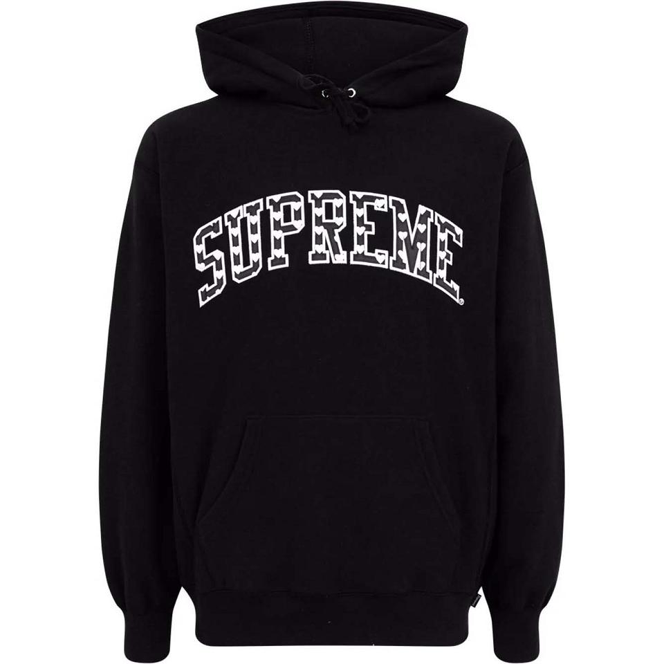 Supreme Hearts ARC Hoodie Zwart | BE111XF