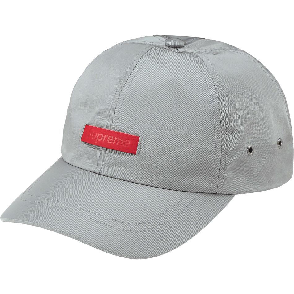 Supreme Leren Patch 6-Panel Hoeden Grijs | BE472KI