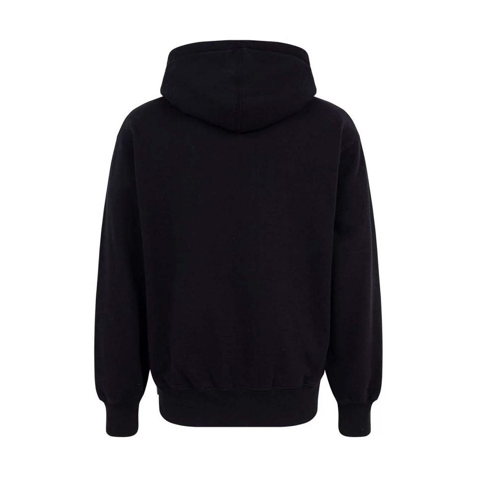 Supreme Logo Embroide Hoodie Zwart | BE118WY