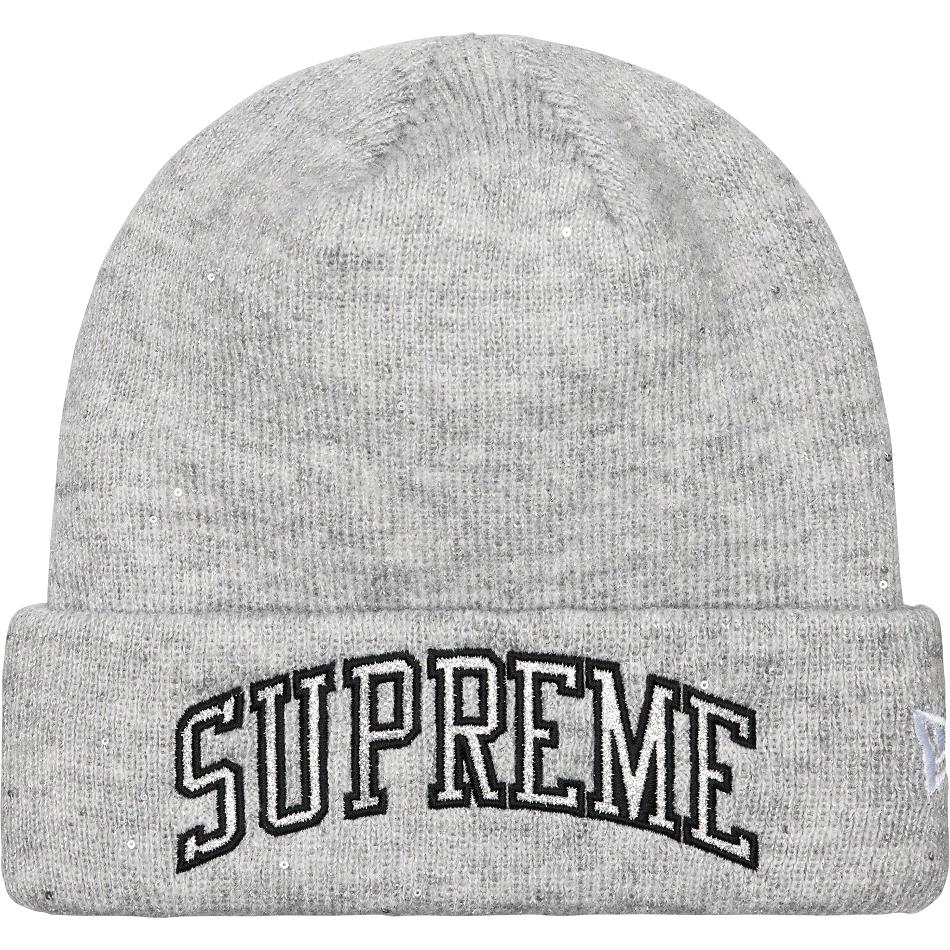 Supreme New Era® Metallic Arc Beanie Hoeden Grijs | BE443GL