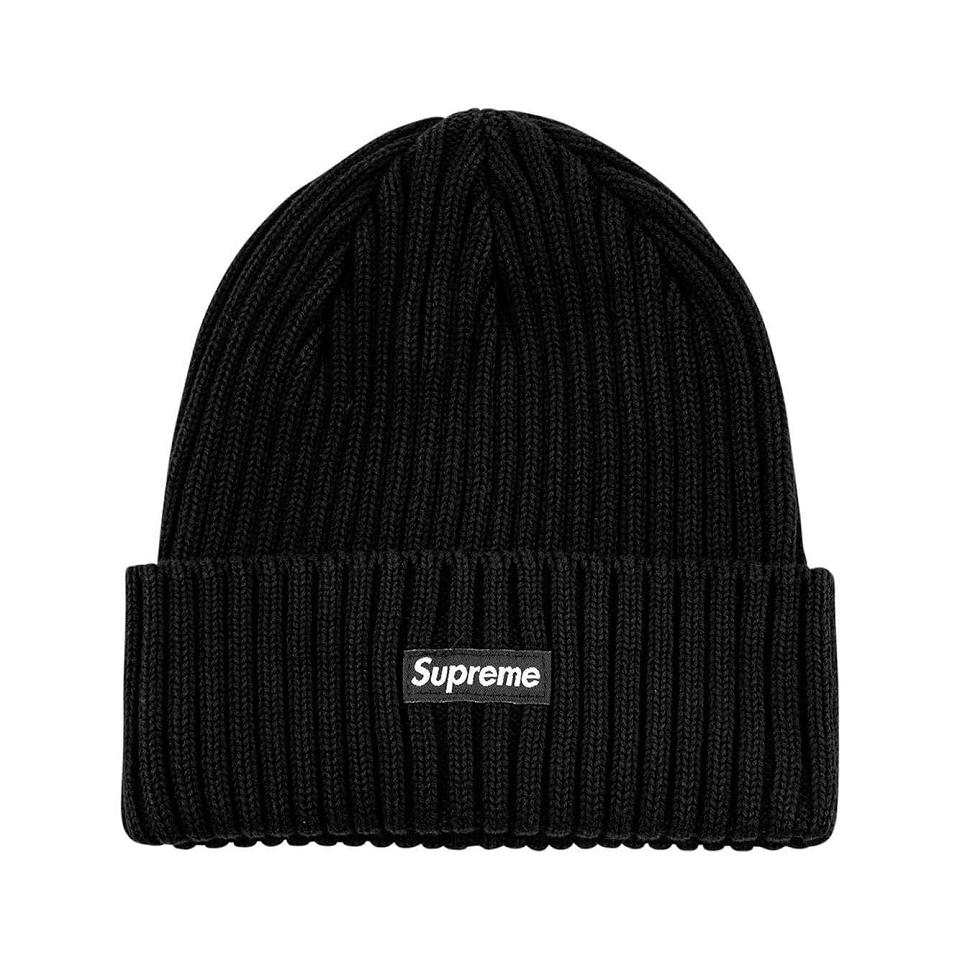 Supreme Overdyed Logo Beanie Hoeden Zwart | BE483EX