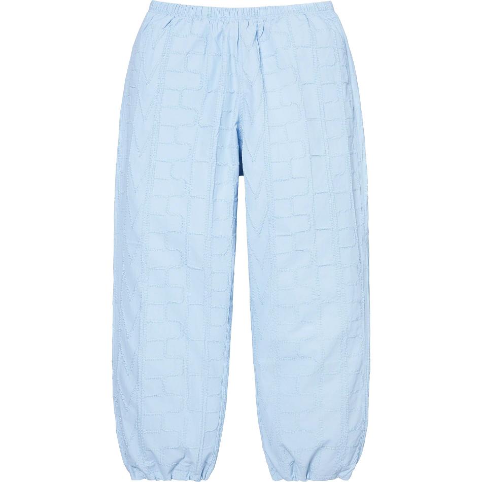 Supreme Repeat Stitch Track Pant Broek Blauw | BE192BC