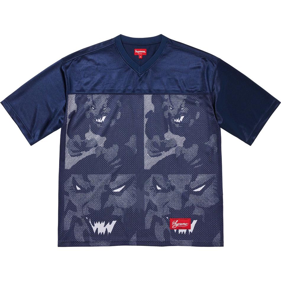 Supreme Ronin Football Jersey Truien Donkerblauw | BE284SO