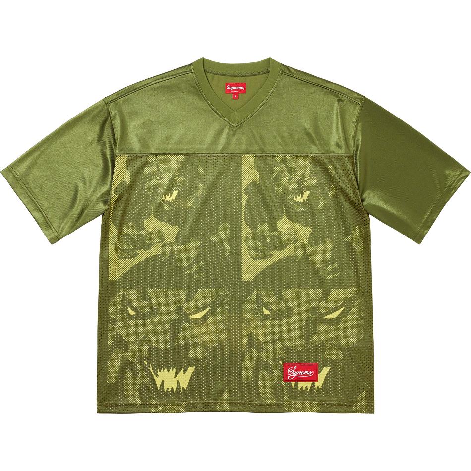 Supreme Ronin Football Jersey Truien Olijfgroen | BE285DN