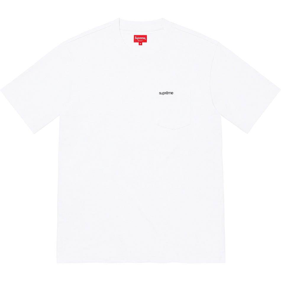 Supreme S/S Pocket Tee Truien Wit | BE269VD