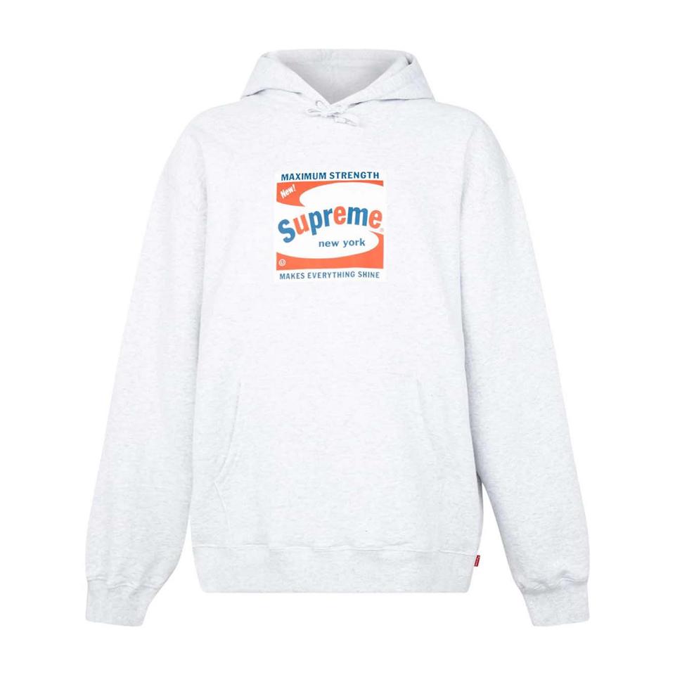 Supreme Shine Logo Print Hoodie Wit | BE123UT