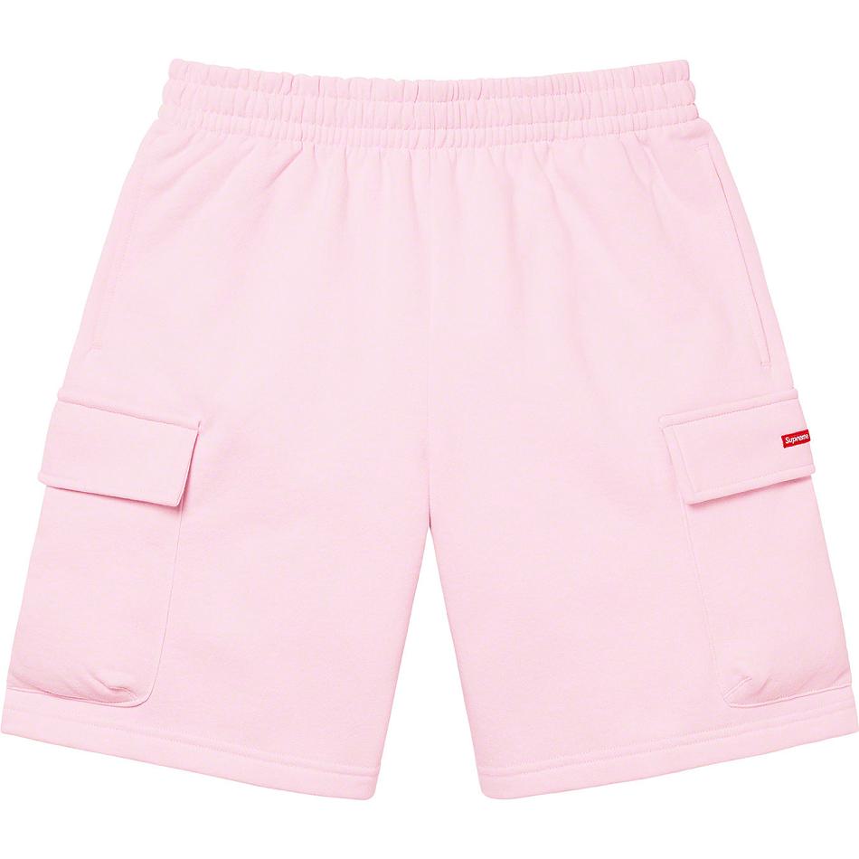 Supreme Small Box Baggy Cargo Sweat Korte broek Roze | BE224RW