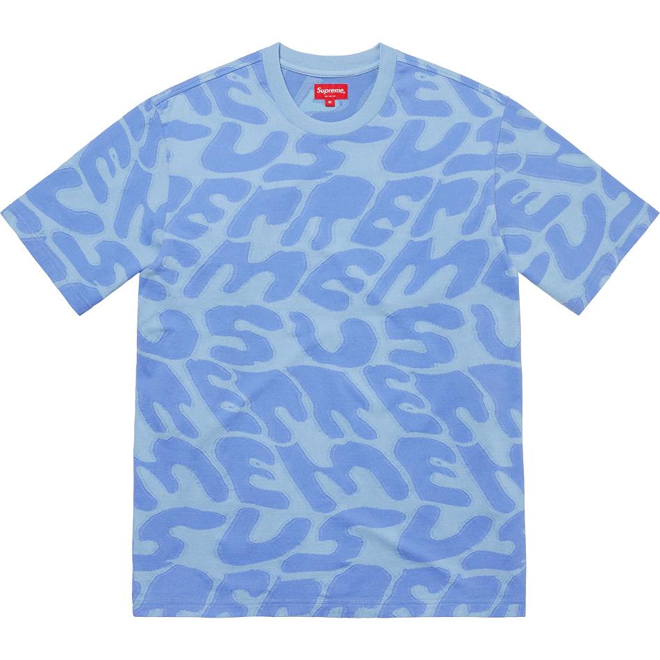 Supreme Stacked Intarsia S/S Top Truien Blauw | BE281OR