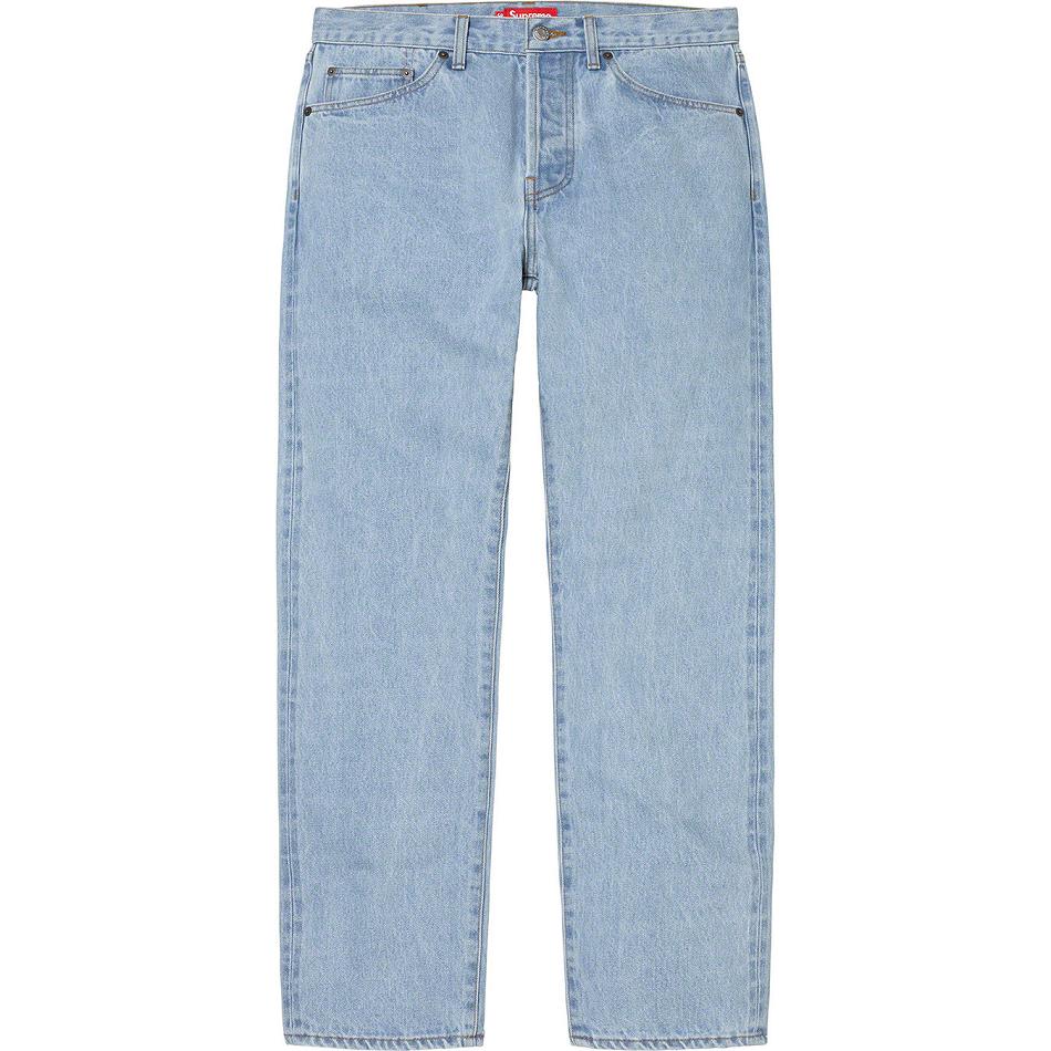 Supreme Stone Washed Slim Jean Broek Blauw | BE156FM