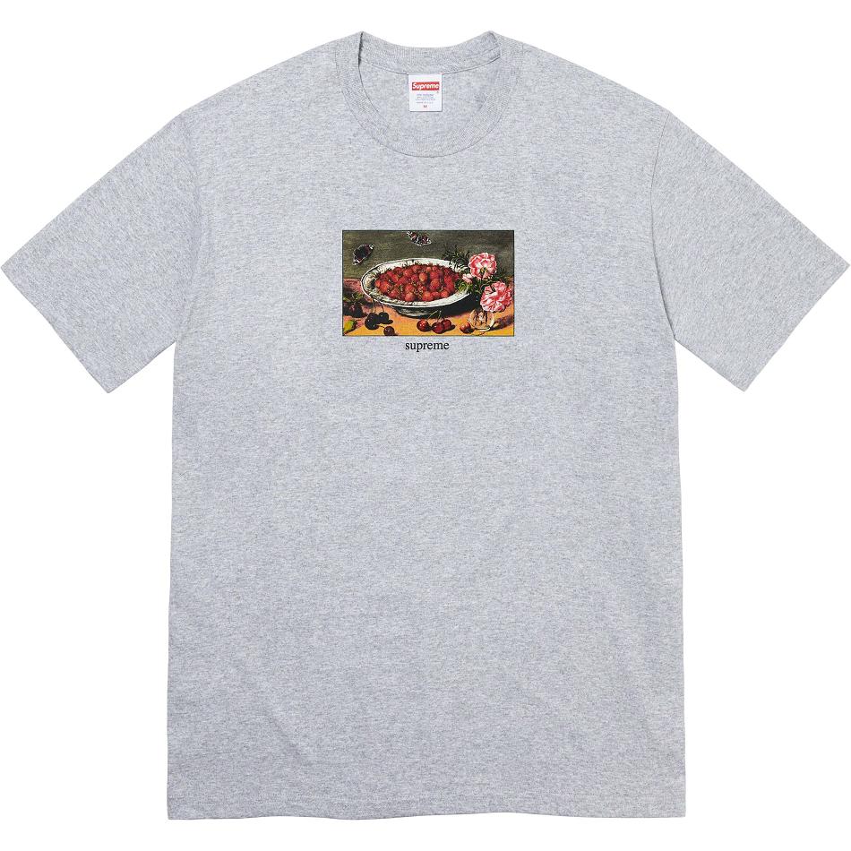 Supreme Strawberries Tee T-shirts Grijs | BE342KI