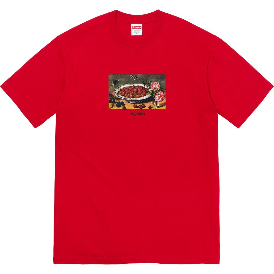 Supreme Strawberries Tee T-shirts Rood | BE339GL