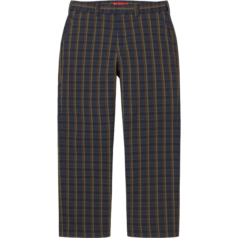 Supreme Werk Pant Broek Donkerblauw Zwart | BE174YU