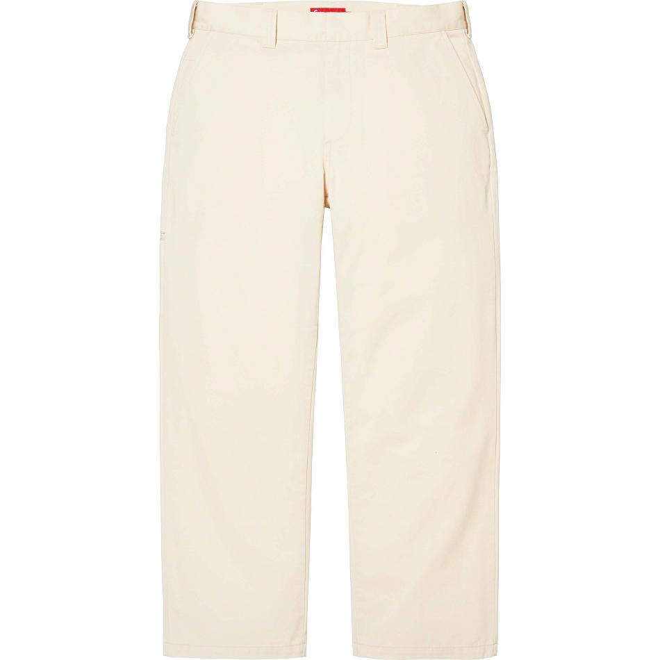 Supreme Werk Pant Broek Wit | BE169QZ