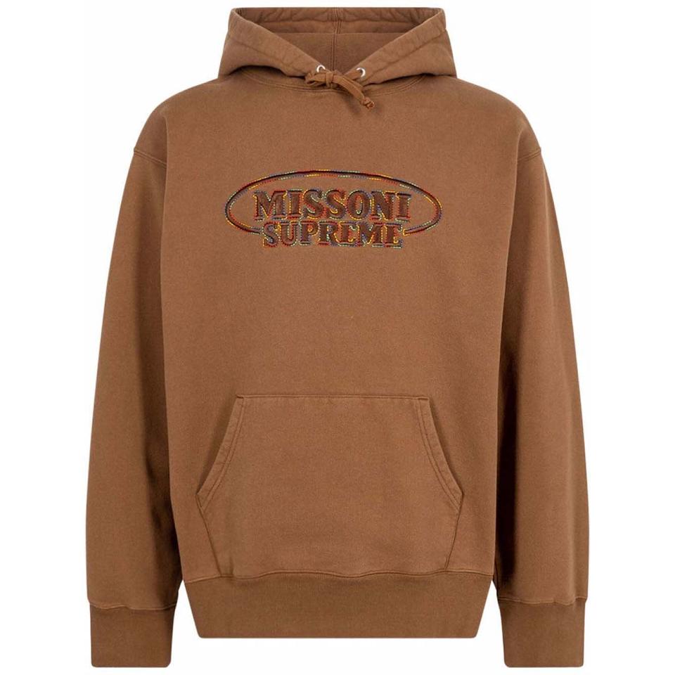 Supreme x Missoni Logo Hoodie Bruin | BE135LH