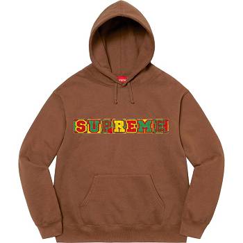 Supreme Beaded Met Capuchon Sweatshirts Bruin | BE318ZG