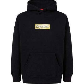 Supreme Bling Box Logo Hoodie Zwart | BE102SO