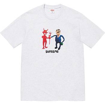 Supreme Business Tee T-shirts Beige | BE379EX