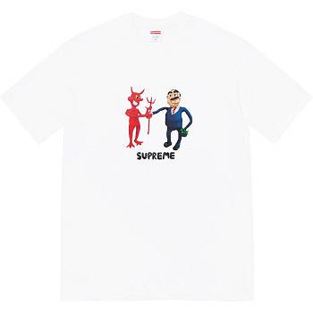 Supreme Business Tee T-shirts Wit | BE374BC