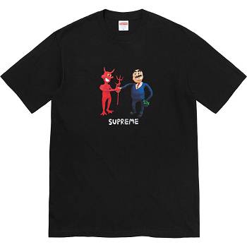 Supreme Business Tee T-shirts Zwart | BE378WY