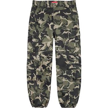 Supreme Cargo Pant Broek Groen Camo | BE196WY