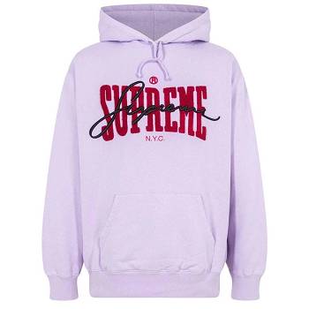 Supreme Chenille Hoodie Wit | BE105GL