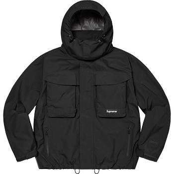 Supreme GORE-TEX PACLITE® Lichtgewicht Shell Jassen Zwart | BE144WY