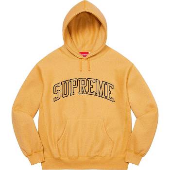 Supreme Glitter Arc Met Capuchon Sweatshirts Goud | BE294CE