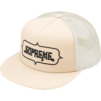 Supreme Highest Mesh Back 5-Panel Hoeden Beige | BE461UT