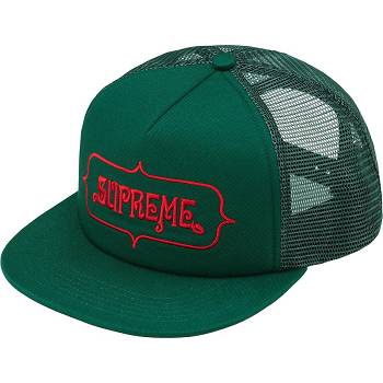 Supreme Highest Mesh Back 5-Panel Hoeden Groen | BE462IS