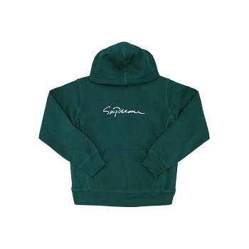 Supreme Klassieke Script Met Capuchon Sweatshirts Groen | BE323NB