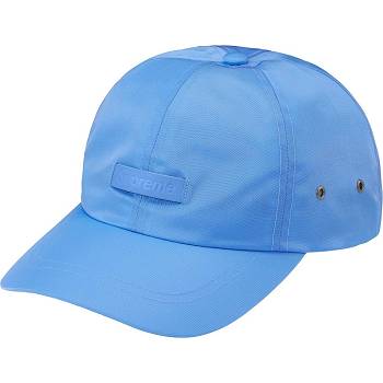 Supreme Leren Patch 6-Panel Hoeden Blauw | BE471JJ