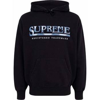 Supreme Logo Embroide Hoodie Zwart | BE118WY