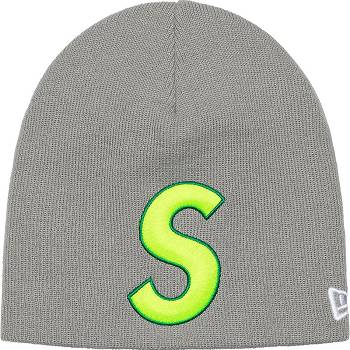 Supreme New Era® S Logo Beanie Hoeden Grijs | BE440SO