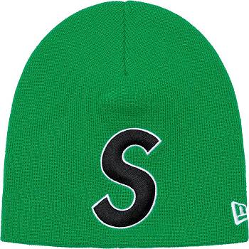 Supreme New Era® S Logo Beanie Hoeden Groen | BE441DN