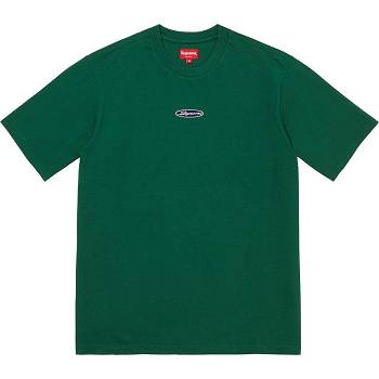 Supreme Oval Logo S/S Top Truien Groen | BE255OR