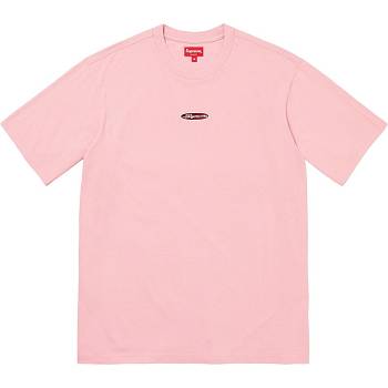 Supreme Oval Logo S/S Top Truien Roze | BE256PQ