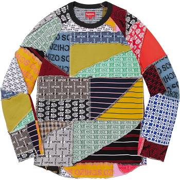 Supreme Patchwork Jacquard L/S Top Truien Gekleurd | BE267XF